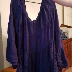 Woman within gauzy skirt, size 30